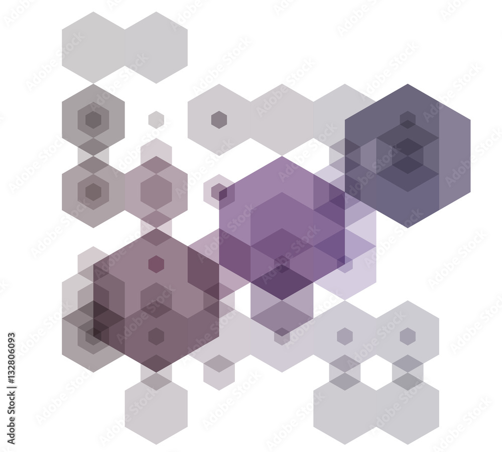 Vector transparent background with dark hexagons Stock Vector | Adobe Stock