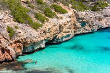 Calo Des Moro - beautiful bay of Mallorca, Spain