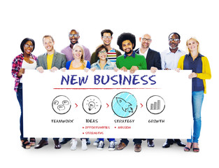 Poster - New Business Begin Launch Growth Success Concept