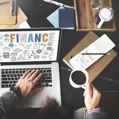 Wall Mural - finance economics savings money credit concept