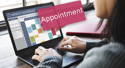 Wall Mural - appointment appointing arrangement calendar concept