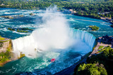 Niagara falls aerial view