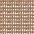 © valeriaz - Seamless geometric rhombic pattern. Convex shine texture with glitters, sparkles on rhombs. Brown, beige colored background. Vector