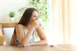 © Antonioguillem - Girl drinking coffee at home