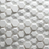 Fototapeta  - Hexagonal parametric pattern, 3d illustration