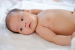 © uthaiphoto - Cute baby 2 months, close-up portrait