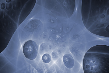 Fractal art background for creative design. Abstract fractal. De