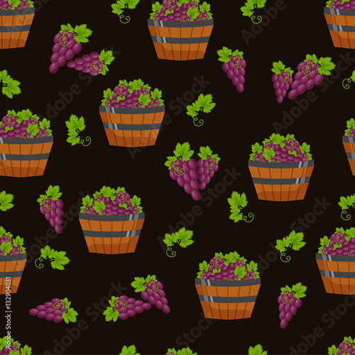Vector harvest seamless pattern.