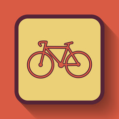 Canvas Print - Bicycle icon