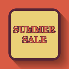 Wall Mural - Summer sale icon