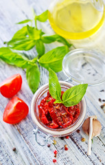 Canvas Print - dry tomato