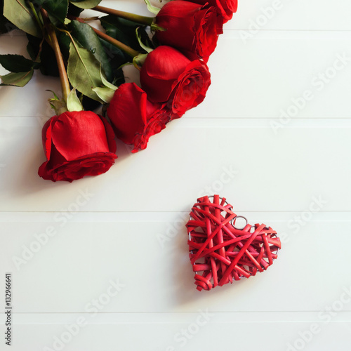 San Valentino Sfondo Con Rose Rosse Buy This Stock Photo And Explore Similar Images At Adobe Stock Adobe Stock