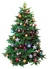 decorated Christmas tree