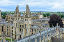 All Souls College, Oxford University, Oxford, UK. Horizontal Vie