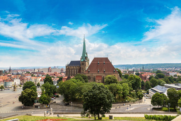 Fototapete - The Erfurt Cathedral