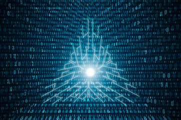 abstract blue technology background