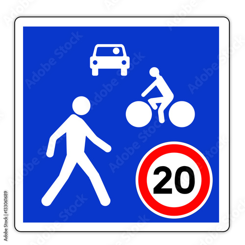 Zone de rencontre panneau