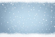 canvas print picture - Winter Hintergrund Schneeflocken Schnee
