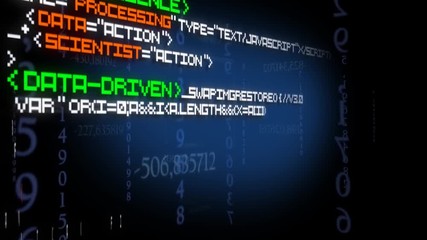 data science analysis coding screen words text typing code statistics machine learning data mining p