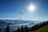Paragliding on the sky