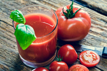 Glass Of Tomato Juice