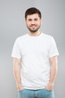© veles_studio - Man in white T-shirt