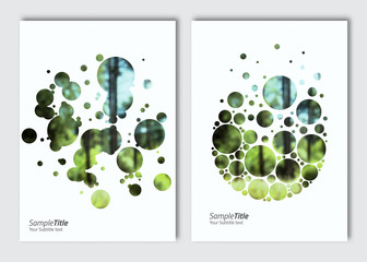 Flyer layout template. Vector brochure background with elements for magazine, cover, poster, layout design. A4 size.