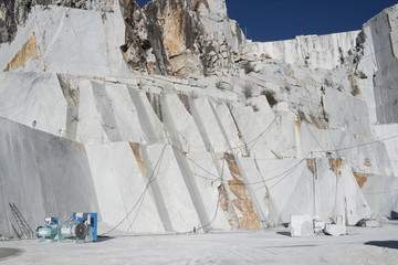 Wall Mural - Carrara marble quarries, Tuscany 