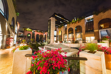 Wall Mural - Rodeo Drive by night