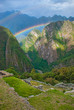 Machu Picchu, Peru - double rainbow