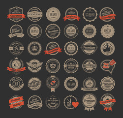 Wall Mural - vintage labels and logotypes design vector