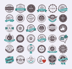 Wall Mural - vintage labels and logotypes design vector