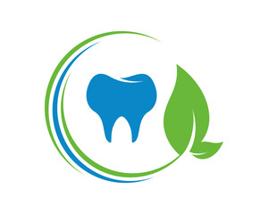 Wall Mural - plant dental icon