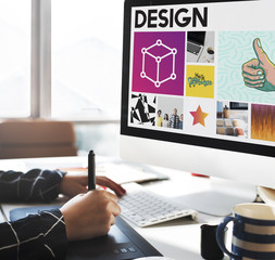 Wall Mural - creative design box technology concept