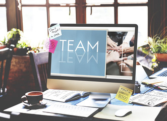 Poster - team teamwork help share contribute concept