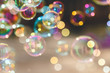 canvas print picture - Abstract Bubbles