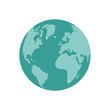 © djvstock - Isolated world earth icon vector illustration graphic design