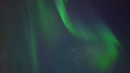 real-time aurora in iceland