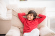 © Jasmin Merdan - Kid relaxed on sofa