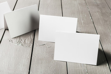 Sticker - Business cards blank mockup