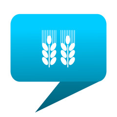 Aufkleber - agricultural blue bubble icon