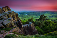 The Roaches At Sunset, Peak District National Park, UK