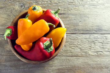 Wall Mural - organic bell peppers