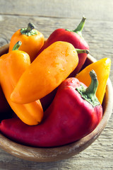 Wall Mural - organic bell peppers