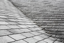 Old Composite  Roof With Damage
