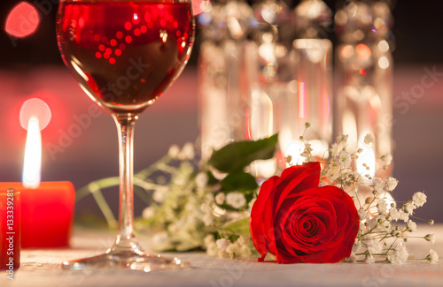 Romantic Dinner With Wine Candles And A Red Rose On A Table Stock Photo Adobe Stock Gothic, fantasy, witchy and steampunk products including figurines, gifts, jewellery, kitchenware & more! https stock adobe com images romantic dinner with wine candles and a red rose on a table 133339281 start checkout 1 content id 133339281