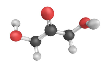 Wall Mural - Dihydroxyacetone, primarily used as an ingredient in sunless tan