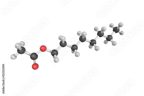 Fotografering Octyl acetate, found in oranges, grapefruits, and other citrus p