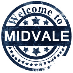 midvale stamp on white background