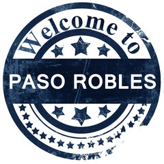 Wall Mural - paso robles stamp on white background